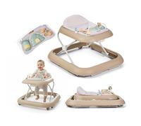 Buddy Baby FUNNY - Déambulateur pour bébé +6 mois avec base anti-renversement - Inclut plateau de sons et jeux - Pliage compact, hauteur réglable et roues pivotantes à 360° (Arena)