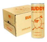 Buddy Boisson Énergisante Naturelle Citron Gingembre 12x250ml