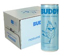 Buddy Boisson Énergisante Naturelle Menthe Fleur De Sureau 12x250ml
