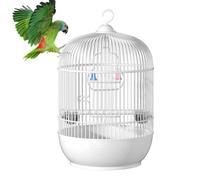 | Buddy Buddy Bird Moving Carrier pour Parakeets | Volière ronde portable avec poignée, caisse de transport d'oiseaux nains légère pour conure et calopsitte, un abri pour animaux de compagnie durable