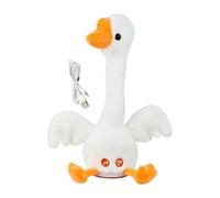 Buddy câlin animé, jouet musical imitant la voix, rechargeable par USB avec haut-parleur intégré, dispositif de jouet de divertissement en peluche parlant, chantant, dansant, design de style ad