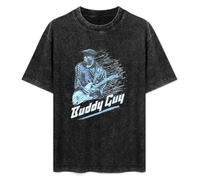 Buddy Guy Damn Right Ive Got The Blues Vintage Streetwear T-Shirt Washed Unisex Tops Size S