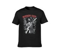 Buddy Guy Swirl 2011 Tour T-Shirt Graphic Tee Printed Top Mens Shirt Black S