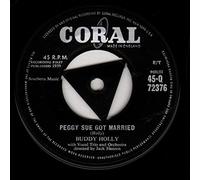 BUDDY HOLLY - peggy sue got married 45 rpm single