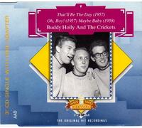 BUDDY HOLLY & THE CRICKETS. - BUDDY HOLLY & THE CRICKETS. THAT'LL BE THE DAY / OH BOY / MAYBE BABY. 1989 3" CD SINGLE WITH ADAPTOR. OG 6147