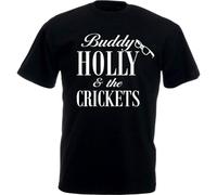 Buddy Holly The Crickets T Shirt Rock N Roll Legend Rockabilly Peggy Sue Black M