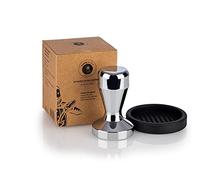 Buddy´s Bar - Barista Edition, Distributeur à café, Ø 51 mm, Hauteur : 3,5 cm, Outil de nivellement pour café Expresso en Acier Inoxydable, Aluminium, Accessoires Barista pour Porte-Filtre de 51 mm