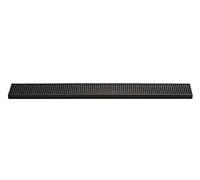 Buddy´s Bar - Tapis de bar 52 x 8 cm, H : 1 cm - Tapis de séchage pour vaisselle et verres - Tapis en plastique noir