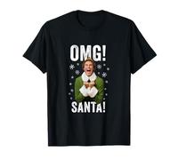 Buddy The Elf PAPL3148 Citation du Père Noël OMG T-Shirt