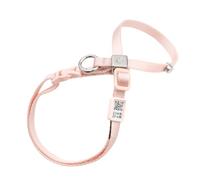 BuddyArmor Harnais anti-éclatement pour chat - Réglable - Anti-étranglement - 8 formes - Harnais souple avec code QR - Anti-perte - Harnais sûr pour chat et chaton - Rose pâle - Taille S
