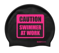 BUDDYSWIM Bonnet de Bain en Silicone pour Piscine ou Eau Libre pour Homme ou Femme. Convient aux Cheveux Longs. Résistant et Hydrodynamique, Couleur Vive pour Une Bonne Visibilité