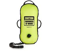 BUDDYSWIM Bouée de Natation en Eau Libre 10L pour traversées et compétitions. Finition Nylon, Ultra léger et résistant, avec poignées et Ceinture réglable
