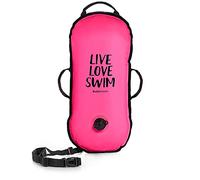 BUDDYSWIM Bouée de Natation en Eau Libre 10L pour traversées et compétitions. Finition Nylon, Ultra léger et résistant, avec poignées et Ceinture réglable