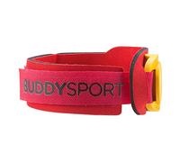 BUDDYSWIM Sangle Cheville pour Puce Chip en Néoprène pour la Natation, Strap Elastique de Nage. Le Cyclisme, la Course à Pied, Le Triathlon ou Tous Autres Sports. Couleur Rouge.