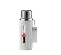 budebuse Bouteilles thermos modernes sous vide avec gobelet Joint anti-fuite Bouteille isotherme en acier inoxydable pour boissons chaudes et froides Bouteille isotherme sous vide avec gobelet