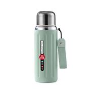 budebuse Bouteilles thermos modernes sous vide avec gobelet Joint anti-fuite Bouteille isotherme en acier inoxydable pour boissons chaudes et froides Bouteille isotherme sous vide avec gobelet
