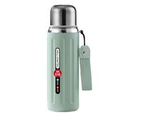 budebuse Bouteilles thermos modernes sous vide avec gobelet Joint anti-fuite Bouteille isotherme en acier inoxydable pour boissons chaudes et froides Bouteille isotherme sous vide avec gobelet