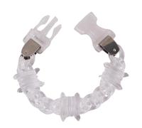 budebuse Bracelet en acrylique mat avec griffes sécurisées et fermoir enfichable comme accessoire de mode polyvalent pour un usage quotidien et bracelet fonctionnel pour les événements, taille unique