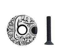 budebuse Couvercle de potence de vélo en alliage d'aluminium avec bouchon de tube à vis Fourche Potence Bikes Fourniture Bol pour vélos de route