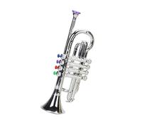 budebuse Instrument de trompette ergonomique pour touches simples Apprentissage musical débutant trompette jouet drôle pour enfants
