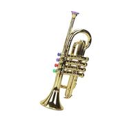 budebuse Instrument de trompette ergonomique pour touches simples Apprentissage musical débutant trompette jouet drôle pour enfants