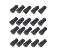 budebuse La pointe du bâton de trekking améliore l'adhérence des bâtons de randonnée - Structure en caoutchouc pour un meilleur équilibre sur les slipperys - Pointe en caoutchouc