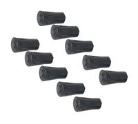 budebuse La pointe du bâton de trekking améliore l'adhérence des bâtons de randonnée - Structure en caoutchouc pour un meilleur équilibre sur les slipperys - Pointe en caoutchouc