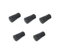 budebuse La pointe du bâton de trekking améliore l'adhérence des bâtons de randonnée - Structure en caoutchouc pour un meilleur équilibre sur les slipperys - Pointe en caoutchouc