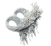 budebuse Lot de 200 crochets de suspension pour décorations de Noël - Corde prédécoupée - Avec clip de verrouillage - Pour suspendre des décorations de Noël