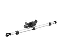 budebuse Tablette facile à installer pour coussin de siège arrière du véhicule avec articulation pivotante à 360 degrés et dispositif coulissant gauche droite prend en charge le support de siège