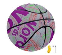 Budelym Ballon de Basket Personnalisé Décoratif, Ballon de Basket Taille 5/7, Adapté à Une Utilisation en intérieur/extérieur, pour Les équipes (Impression intégrale)