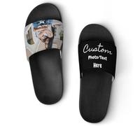 Budelym Pantoufles d'été personnalisées - Pantoufles tendance à enfiler pour femmes et hommes/Chaussures simples, pour hommes et femmes