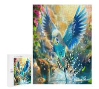 Budgerigar Bu Heureux Puzz 500 Pièces Jeu Éducatif FamilJouet Qualité Supérieure Vision 3D Relaxation & Art CaauFête Décoration 500 PCS