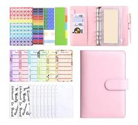 Budget Book Planner,2026 Agenda avec Autocollants,Carnet Budget Mensuel Planificateur D'argent - pour Cash Challenge Épargnes Comptes Budgétisation Accueil Bureau Voyage Hommes Femmes