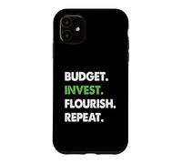Budget Investir S'épanouir Répéter Le redressement Financier Coque pour iPhone 11