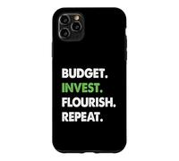 Budget Investir S'épanouir Répéter Le redressement Financier Coque pour iPhone 11 Pro Max