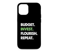 Budget Investir S'épanouir Répéter Le redressement Financier Coque pour iPhone 12/12 Pro