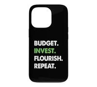 Budget Investir S'épanouir Répéter Le redressement Financier Coque pour iPhone 13 Pro