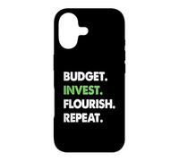 Budget Investir S'épanouir Répéter Le redressement Financier Coque pour iPhone 17