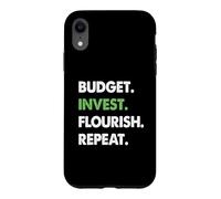 Budget Investir S'épanouir Répéter Le redressement Financier Coque pour iPhone XR
