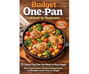 Budget One-Pan Cookbook for Beginners: 75 Cheap & Easy One-Pan Meals for Busy People - Quick Family Dinners, Minimal Cleanup Recipes & Affordable Comfort Food on a Budget