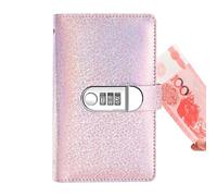 Budget Planner Binder - Money Saving Organizer, 100 Envelopes with Password Lock | Practical Finance Tool, Easy Money Management, Ideal for Home School Challenge Allowance Management, 17.8x10.9cm