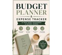 Budget Planner & Expense Tracker - Monthly Finance Organizer & Savings Journal (52 Week Money Management Workbook)