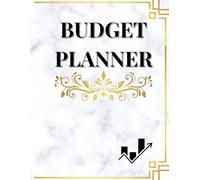 Budget Planner White Marble Edition: Monthly, Weekly & Yearly Expense Tracker for Saving Money, Debt Payoff & Financial Planning: Stay Organized with ... Trackers - Elegant White & Gold Marble Cover
