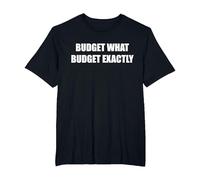 Budget Quel Budget exactement T-Shirt, Homme Grandes Tailles, Noir, 5X Tall
