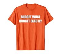 Budget Quel Budget exactement T-Shirt, Homme, Orange, S