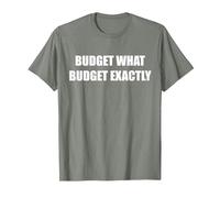 Budget Quel Budget exactement T-Shirt, Homme, Vert Kaki chiné, S