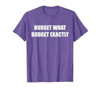 Budget Quel Budget exactement T-Shirt, Homme, Violet Chiné, M