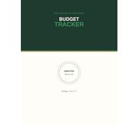 Budget Tracker: Monthly Income, Expense & Savings Planner - Undated