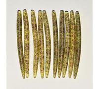 Budgie's Bait Shop | Lot de 10 vers bâtons de style Senko faits à la main 12,7 cm | Ver signature « sucre de pastèque » | Appâts de pêche immaculés | Appâts de pêche en eau douce et en eau salée |